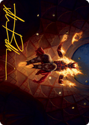 Yusri, Fortune's Flame Art Card (Gold-Stamped Signature) [Modern Horizons 2 Art Series]