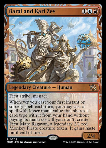 Baral and Kari Zev (Showcase Planar Booster Fun) [March of the Machine]