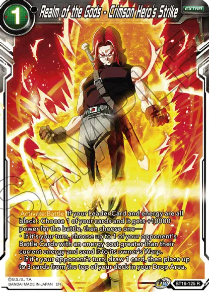 Realm of the Gods - Crimson Hero's Strike [BT16-125]