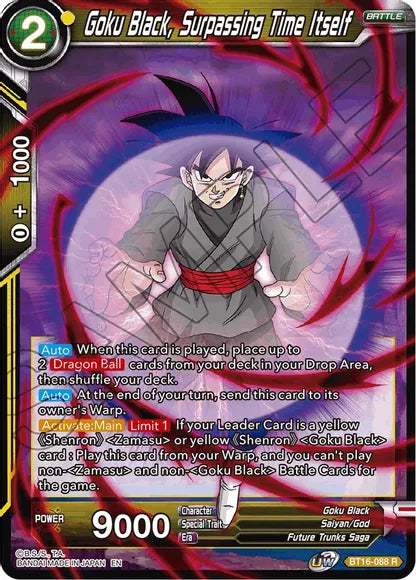 Goku Black, Surpassing Time itself [BT16-088]