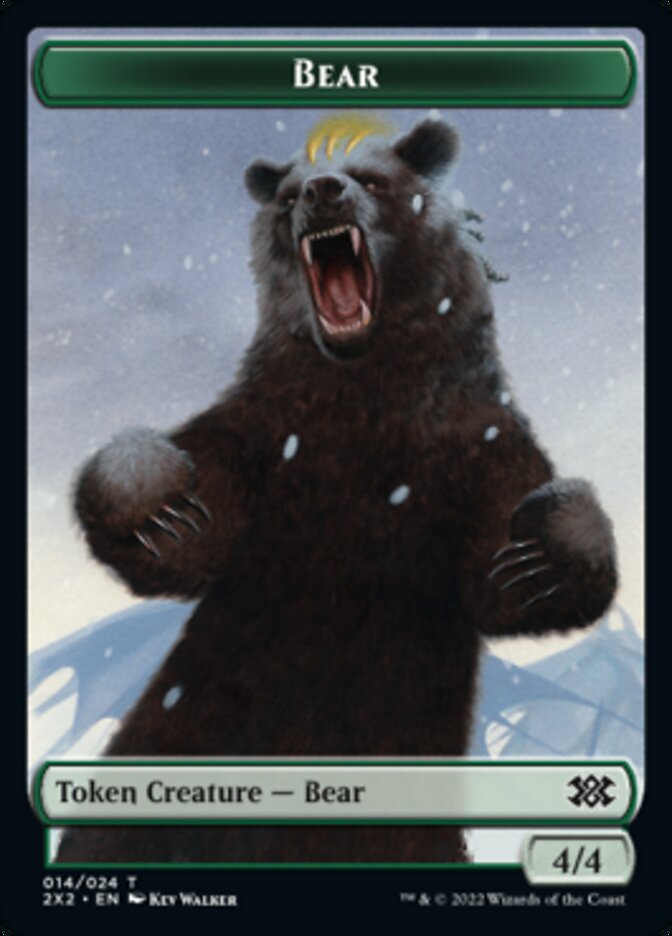 Bear // Spirit Double-sided Token [Double Masters 2022 Tokens]