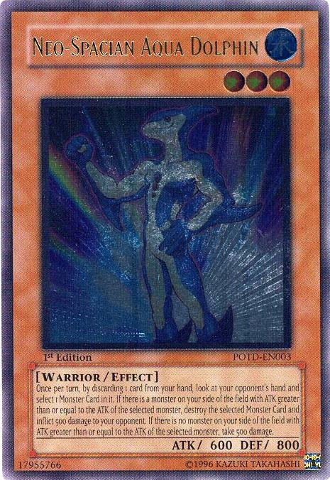 Neo-Spacian Aqua Dolphin (UTR) [POTD-EN003] Ultimate Rare