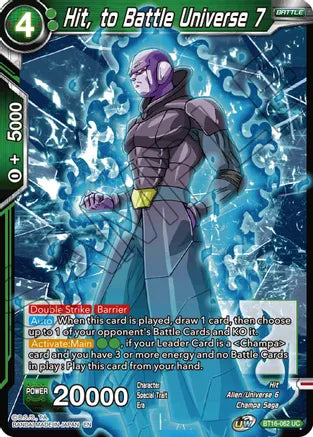 Hit, to Battle Universe 7 [BT16-062]