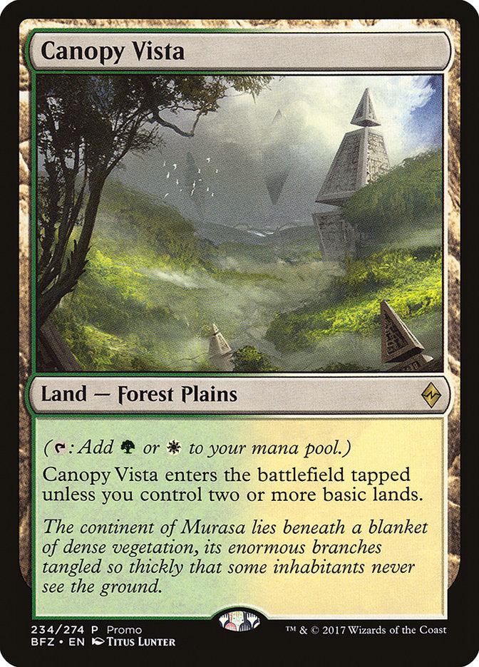 Canopy Vista (Promo) [Battle for Zendikar Promos]
