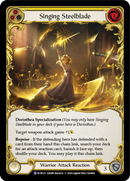 Singing Steelblade [WTR121] Unlimited Edition Rainbow Foil