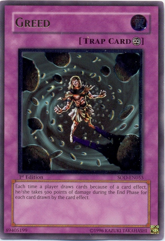 Greed (UTR) [SOD-EN055] Ultimate Rare