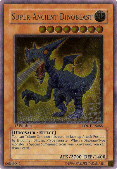 Super-Ancient Dinobeast (UTR) [LODT-EN088] Ultimate Rare