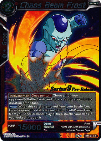 Chaos Beam Frost (Universal Onslaught) [BT9-015]