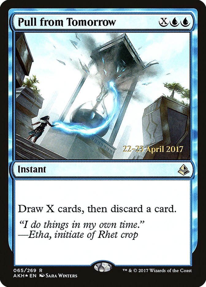 Pull from Tomorrow (Prerelease Promo) [Amonkhet Prerelease Promos]