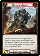 Raging Onslaught (Red) [WTR188] Unlimited Edition Rainbow Foil