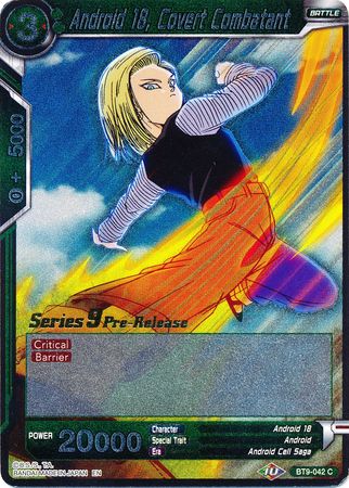 Android 18, Covert Combatant (Universal Onslaught) [BT9-042]