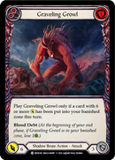 Graveling Growl (Yellow) (Rainbow Foil) [MON145-RF] 1st Edition Rainbow Foil