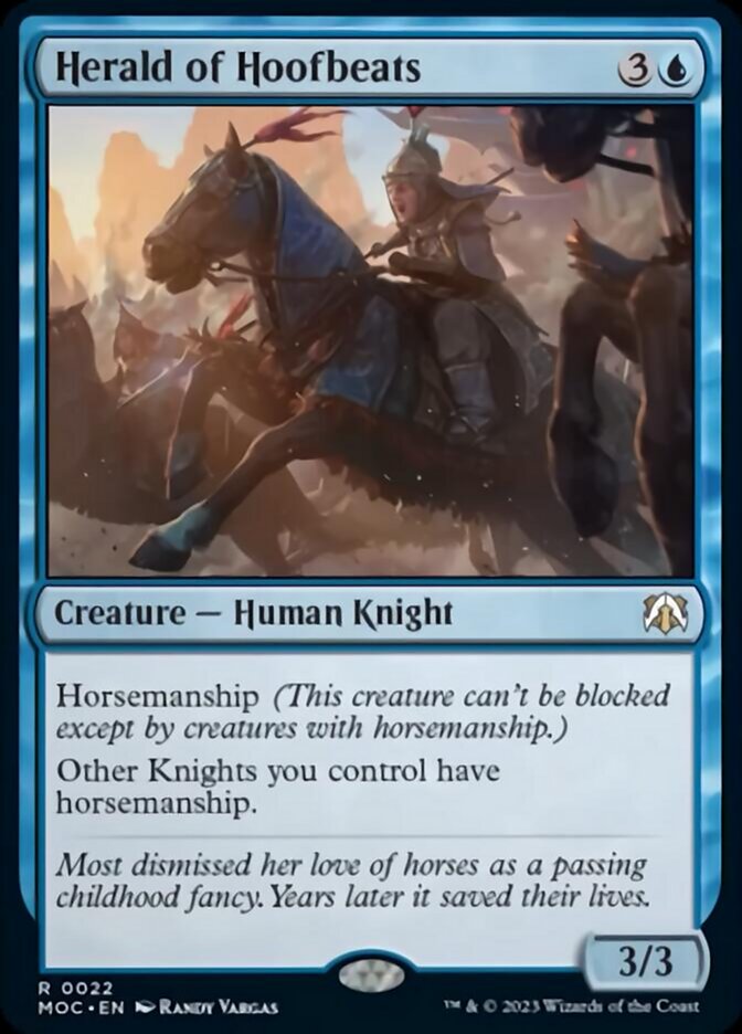 Herald of Hoofbeats [March of the Machine Commander]
