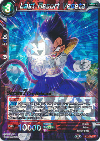 Last Resort Vegeta (Assault of the Saiyans) [BT7-010_PR]