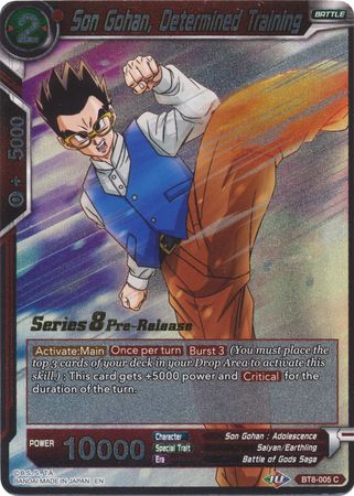 Son Gohan, Determined Training (Malicious Machinations) [BT8-005_PR]