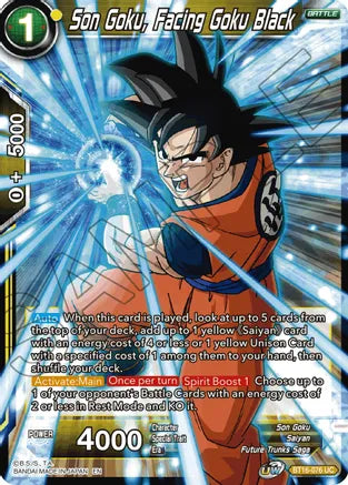 Son Goku, Facing Goku Black [BT16-076]