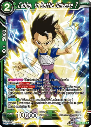 Cabba, to Battle Universe 7 [BT16-060]