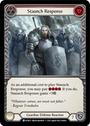 Staunch Response (Red) [WTR051] Unlimited Edition Rainbow Foil