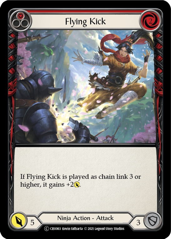 Soulbead Strike (Red) (Rainbow Foil) [CRU063-RF] Unlimited Rainbow Foil