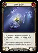 Sink Below (Yellow) [WTR216-C] Alpha Print Rainbow Foil