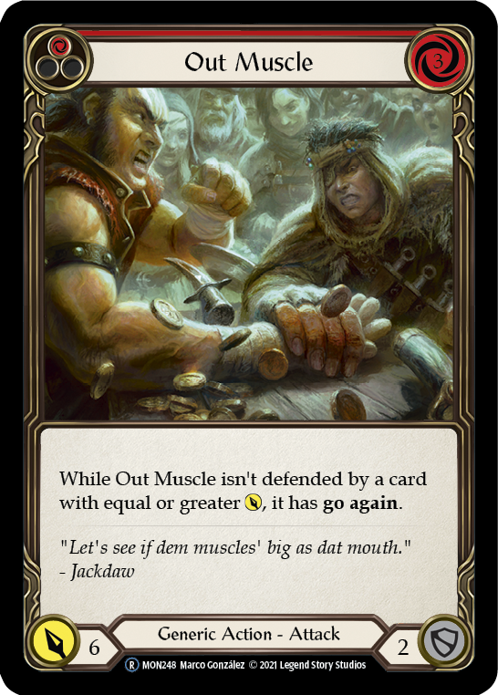 Out Muscle (Red) [U-MON248] Unlimited Edition Normal