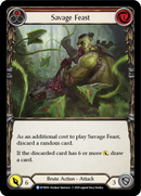 Savage Feast (Red) [WTR014] Unlimited Edition Rainbow Foil