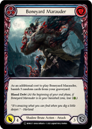 Boneyard Marauder (Blue) (Rainbow Foil) [U-MON137-RF] Unlimited Edition Rainbow Foil