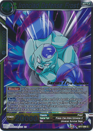 Ironclad Defense Frost (Assault of the Saiyans) [BT7-086_PR]