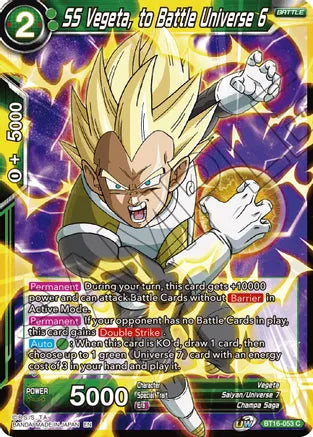 SS Vegeta, to Battle Universe 6 [BT16-053]