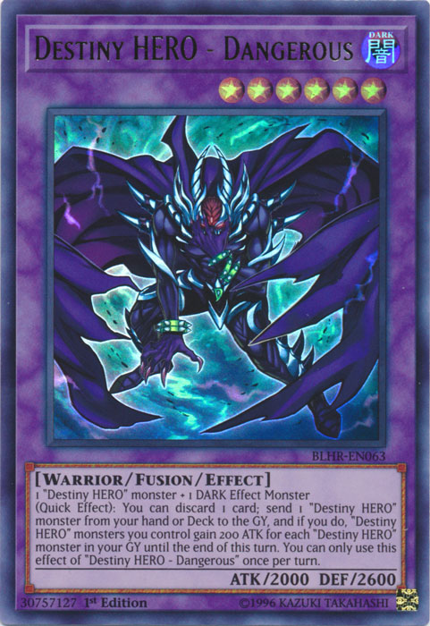 Destiny HERO - Dangerous [BLHR-EN063] Ultra Rare