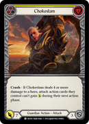 Chokeslam (Yellow) [CRU036] 1st Edition Rainbow Foil