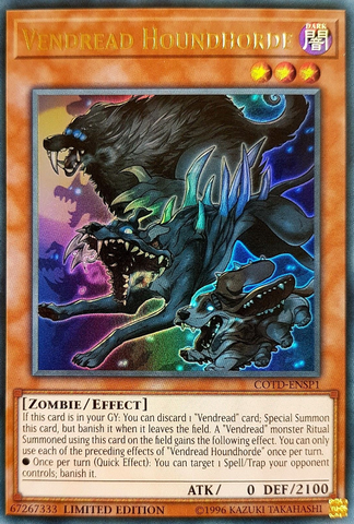 Vendread Houndhorde (COTD-ENSP1) [COTD-ENSP1] Ultra Rare