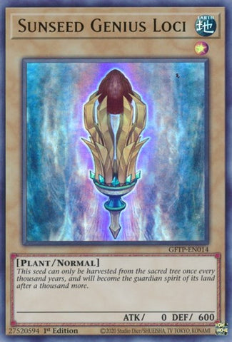 Sunseed Genius Loci [GFTP-EN014] Ultra rare