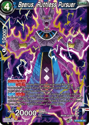 Beerus, Ruthless Pursuer [BT16-036]