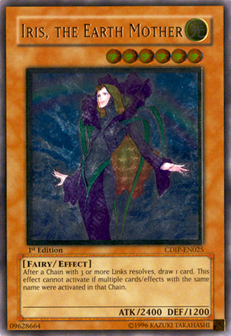Iris, the Earth Mother (UTR) [CDIP-EN025] Ultimate Rare