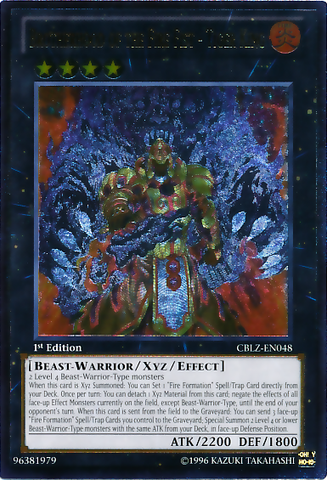 Brotherhood of the Fire Fist - Tiger King (UTR) [CBLZ-EN048] Ultimate Rare