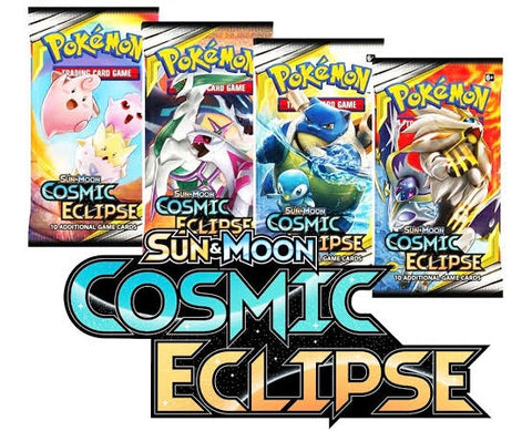 Sun & Moon: Cosmic Eclipse Art Set (4 Booster Packs)
