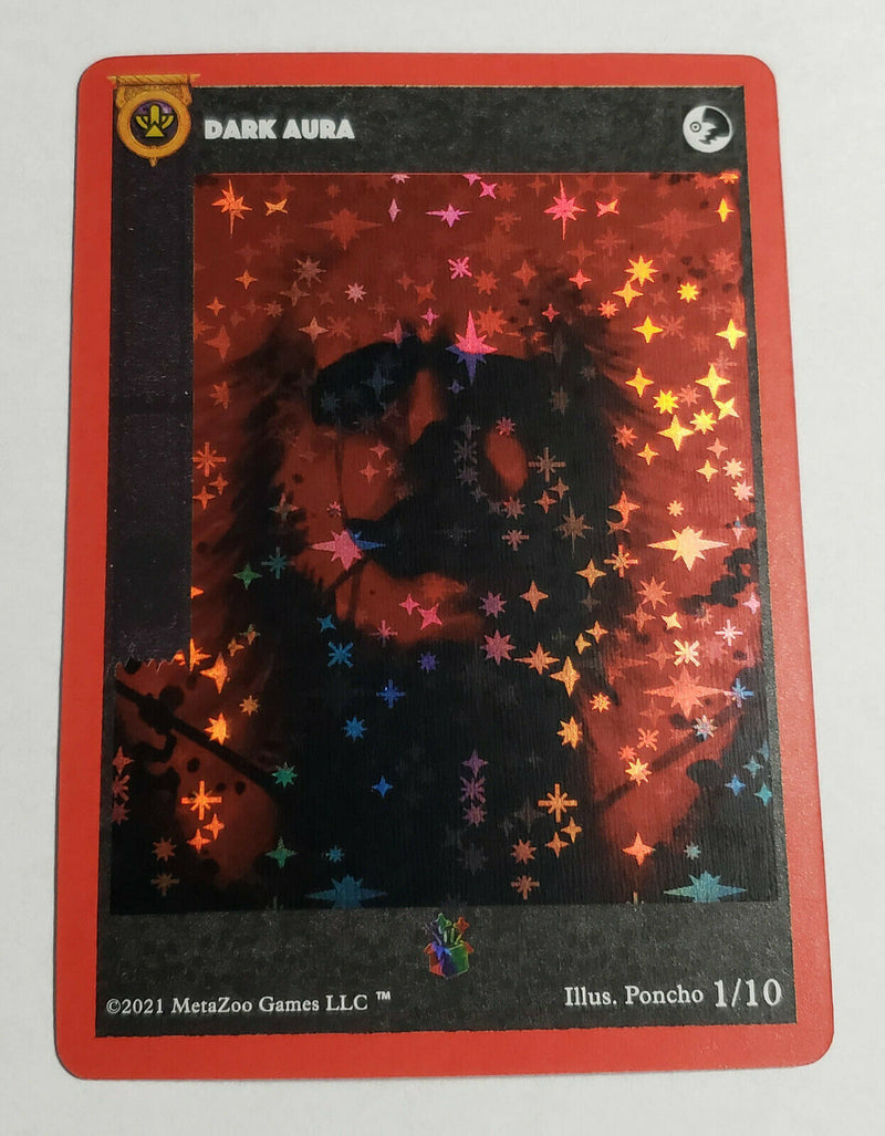 Dark Aura Box Topper Extended Art Promo Full Holo 1st Edition