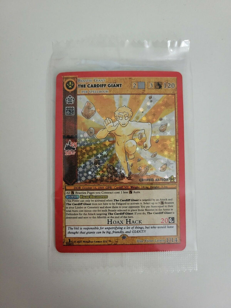 The Cardiff Giant Sealed Release Promo Full Holo 1st Edition